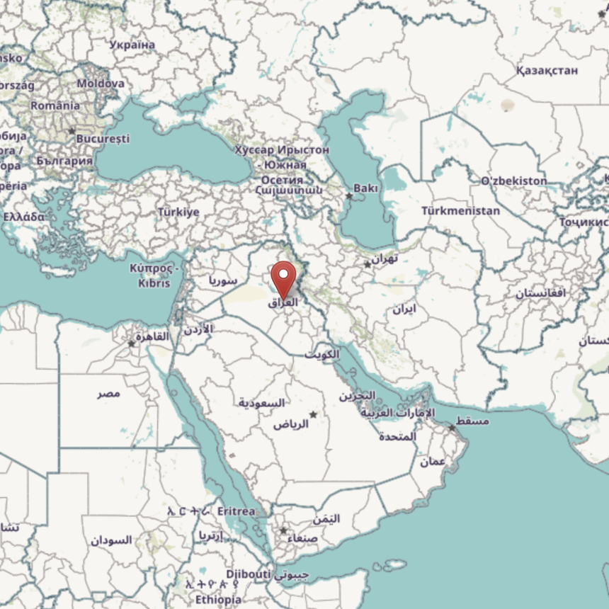 Map of Iraq