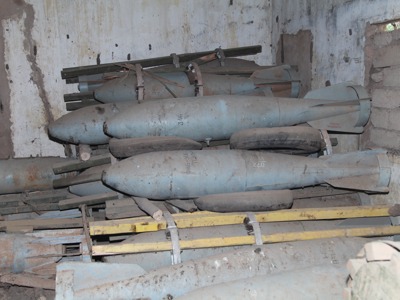 500kg of aircraft bombs in Beirut, Lebanon