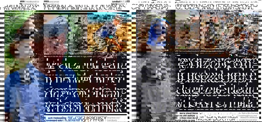 Photos of female HALO Trust deminers at work