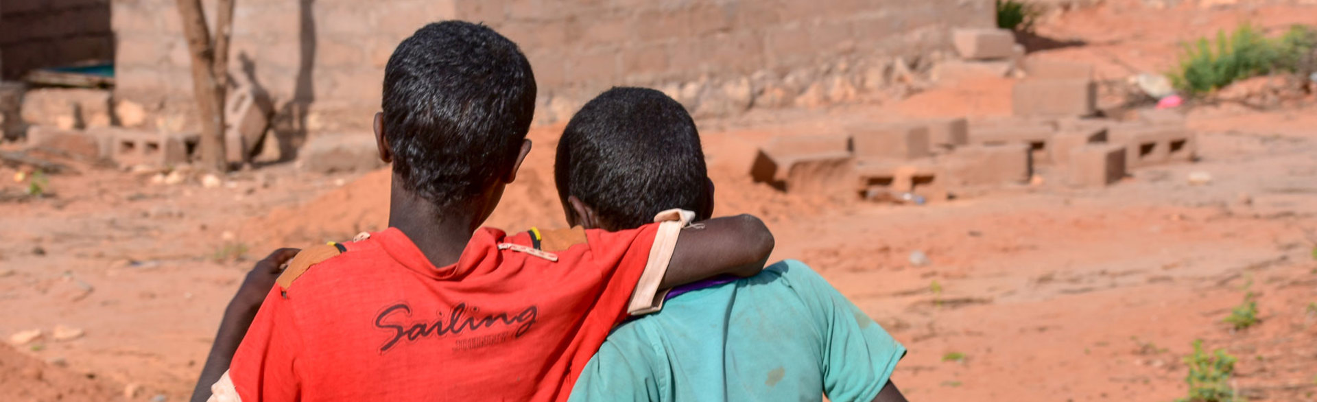 Two young boys in Somaliland