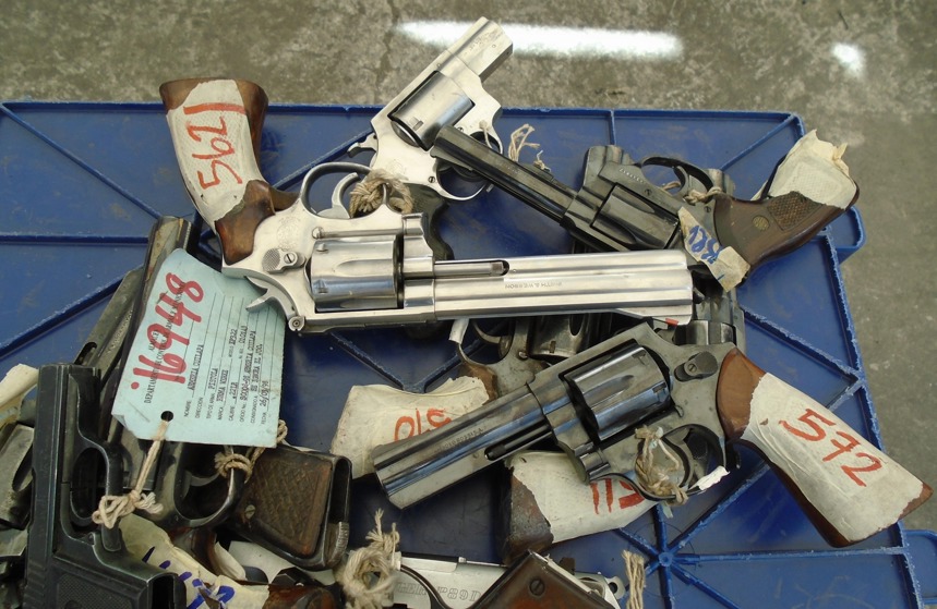 Guns seized in Guatemala