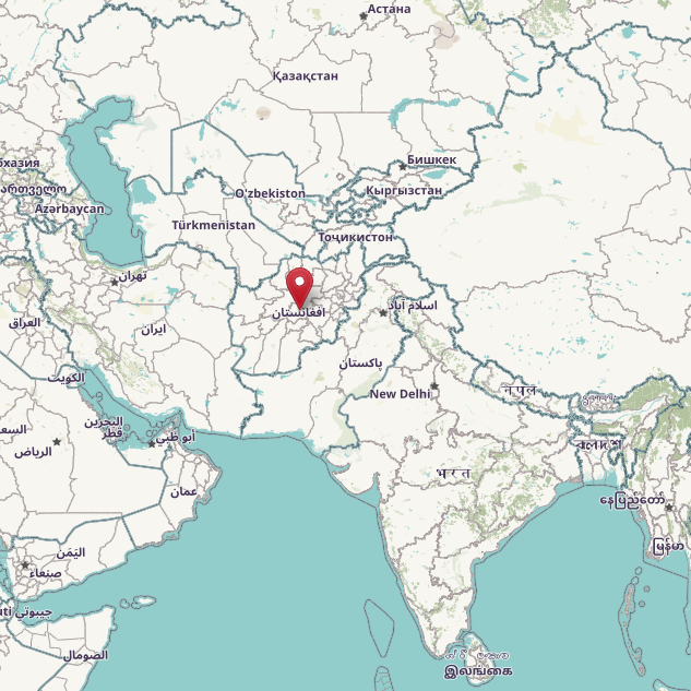 Map of Afghanistan
